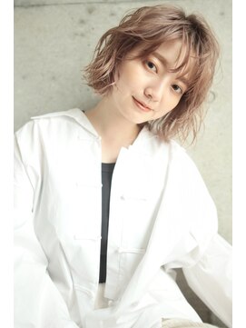 ファム(FAM) タッセルボブ メルティカラー ハイライト 代官山 中目黒 渋谷