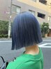 髪質改善カラー+3ステップTR ¥9,900