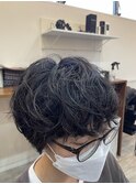 ショート×パーマ