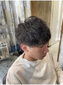 メンズスパイラルパーマ