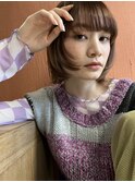 大人ガーリーチョコレートモードヘアープリカールハイライト