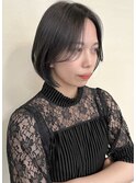 ダークアッシュ×韓国風ラフボブ