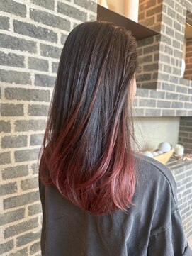 トップヘアーラウンジ 知立(TOP HAIR Lounge) グラデーションカラーでクリアな透明感を！