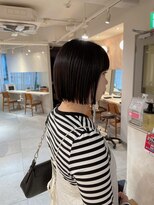 キャンバス バイ ネオリーブ 横浜西口(Canvas by neo.)&nbsp;切りっぱなしボブ ミニボブ 縮毛矯正 sn