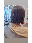 ぱつっとボブ/オシャレボブ/切っりっぱなしボブ