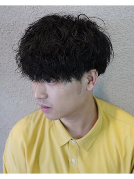 髪工房ケンズ 上新庄(髪工房ken's) マッシュスパイラル