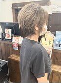 大人ショート×グレージュハイライト【横須賀中央 Really】