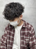 ネクスト 静岡店(NEXT)&nbsp;MEN'S HAIR/ダークアッシュ/ニュアンスパーマ/韓国マッシュ