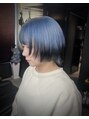 バトー(bAteAu)&nbsp;ウルフカット×デザインカラー