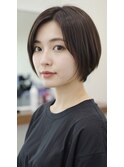 大人のコンパクトボブ