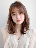 美髪前髪シースルーバングサイドバング結べるボブ#254f0226