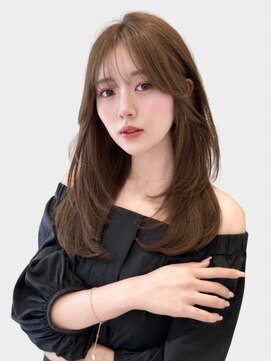 ユーフォリア 新宿店(Euphoria) ミディアムレイヤー/顔まわり/似合わせ/ベージュ