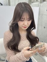 エヌアイ オモテサンドウ(ni omotesando)&nbsp;☆くびれロングヘア ショコラブラウンカラー レイヤーカット☆