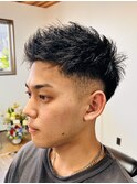 アップバングスパイキーショート【フェードカット】【ビジネス】