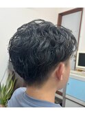 メンズツイストスパイラルパーマ