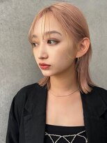 パーク(PARK)&nbsp;【PARK】切りっぱなしボブ×ハイトーンベージュ