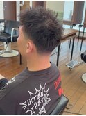 スパイキーショートパーマ/刈り上げショート/テーパーフェード