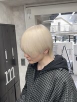 ハイライト/マッシュパーマ/ウルフ/アッシュブラック/渋谷駅