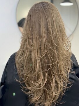 ラキング ギンザ トウキョウ(LAKING GINZA) くびれヘア/アプリコットオレンジ/夏/ハイライトカラー[銀座駅]