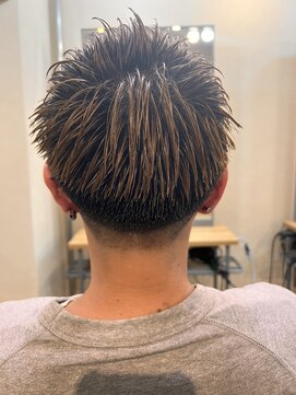 アメリ ココロ 南森町店(Ameri cocoro.) 【ホワイト/ショート/メンズカット】#Ameri