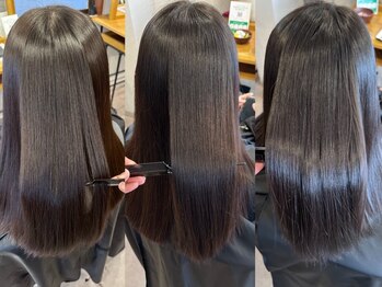 アフェクト 上大岡(affect)の写真/《縮毛矯正×oggi otto髪質改善トリートメント》素髪引き立つシルクヘアに.*[上大岡/韓国/メンズ/学割U24]