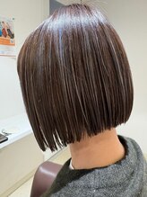 チームヘアー(TEAM hair) タッセルボブ&ハイライトカラー