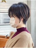 20代30代40代大人ショートヘア/白髪ぼかしハイライト/大人ボブ