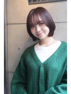 ガリカ 蔵前(Gallica) 【 竹之内蔵人 】前髪ありで小顔見えまとまりボブ