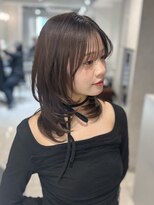 ユーフォリア 池袋東口駅前店(Euphoria)&nbsp;小顔効果◎韓国風オルチャンミディ×シースルーワイドバング