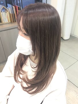 ニューヨークニューヨーク 大久保店(NYNY) 髪質改善イルミナカラーでミルクティーベージュ