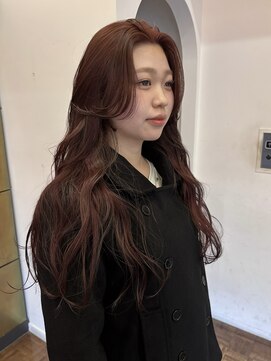 ヘアーアイスカルテット(HAIR ICI QUARTET) ブリーチなしダブルカラーでつくるレッドブラウン