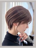 大人に似合うショートボブ◆ミセス/マイナス6歳/40代50代60代