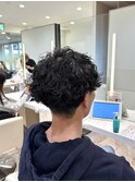 【Men'sパーマ】波巻きパーマ