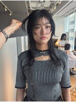 ヘアーエスクールシーユー 枚方T-SITE店(hair S.COEUR×Cu)&nbsp;ロングウルフ/大阪枚方美容室