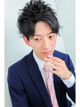 アクティフ(actif) 好感度UPツーブロックアシメ無造作マットアップバングショート