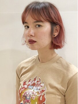 コクーン(Cocoon) #切りっぱなし#簡単スタイリング#ダブルカラー