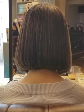 インビテーション(invitation) アプリエカラー！ラベンダーグレージュでで透明感暗髪♪