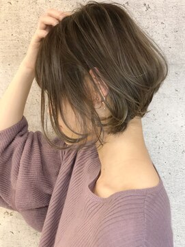 キアラ(Kchiara) ハイライト前下がり大人きれいめボブ/kchiara福岡天神川野直人