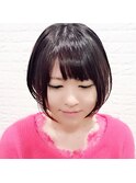 小顔ボブ　大人かわいい　大人ボブ【伊勢崎市美容室】