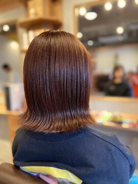 ダブル(W) pink  bob