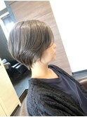 ちょいくびれの大人美人ショート♪グレーベージュ♪30代40代50代