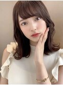 大人かわいいフェザーバング小顔外ハネボブ20代30代吉祥寺