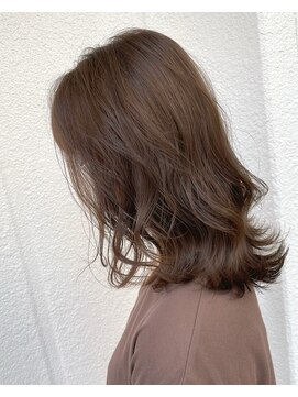 トリート 船堀店(TREAT) ラフウェーブ×スモーキーブラウン_TREAT船堀