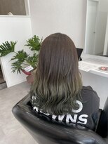 レジーナ(REGINA)&nbsp;☆デザインカラー カーキグラデーション☆