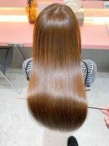 ロンドポレール 北千住(Lond polaire)&nbsp;縮毛矯正×グレージュカラー×デザインカラー×シルキーベージュ