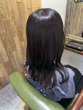 ムーン(moon) #前髪カタログ#インナーグレージュ#ピンクベージュ