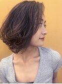 優しいフンワリカールボブ【登戸/髪質改善オージュア】