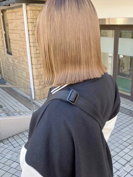 ビューティシモ 川越(Beautissimo) 【金慶彦】ハイトーンぱっつんボブ☆☆