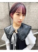 ショートインナーカラー