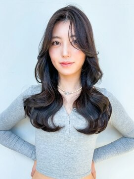 ロンドアンメゾン 原宿(Lond un Maison.) レイヤーカット+姫カット☆地毛風髪質改善グレージュ[原宿]